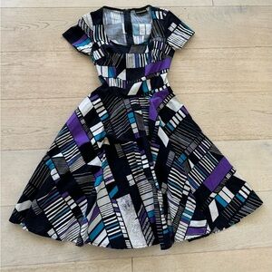 Nooworks Lovely Loretta dress XS  geometric